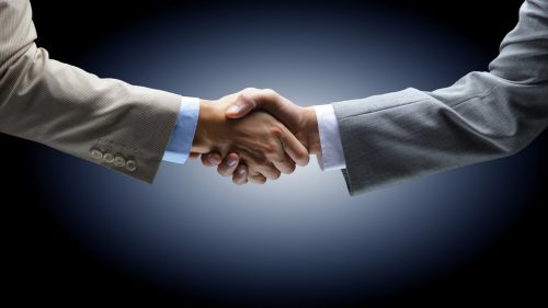 Partnership handshake